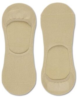 Panos Emporio 2 stuks Runar Cotton No Show Sock * Actie * Beige - Maat 39/42,Maat 43/46