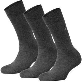 Panos Emporio 3 stuks Daniel Bamboo Sock * Actie * Grijs,Blauw,Bruin,Zwart,Versch.kleure/Patroon - One Size,Maat 40/46