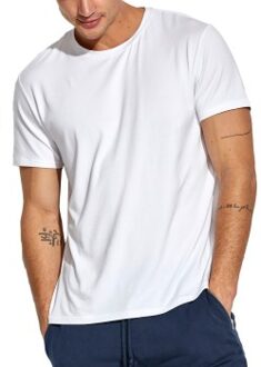 Panos Emporio Base Bamboo Tee * Actie * Zwart,Wit,Blauw,Groen - Small,Medium,Large,X-Large,XX-Large