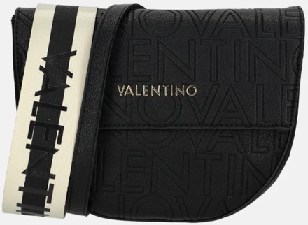 Pansy crossbody tas nero Zwart