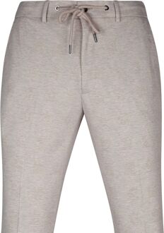 Pantalon Jersey Zandkleur Ruit Off-White