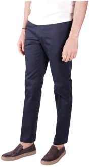 Pantalon mager Mauro Grifoni , Blue , Heren - 2Xl,S