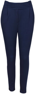 Pantalon Stretch Navy blauw - S (36)
