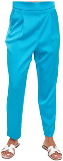 Pantalone - Stijlvolle Broek Marella , Blue , Dames - S,Xs