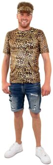 Panter Shirt Goud Unisex Goud - Brons