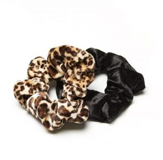 Panther Haar Knipjes/Bandjes Da. Zwart