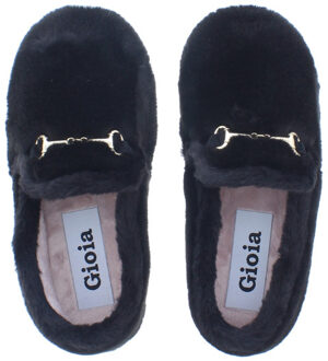 Pantoffel 107706 - maat 40 Zwart