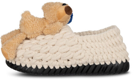 Pantoffel teddy bear crème - maat 43-44 Veelkleurig