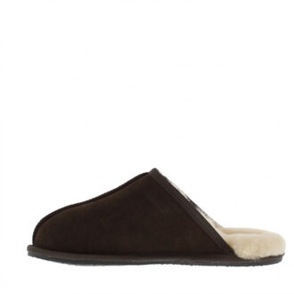 Pantoffels 501-35-8 - maat 43 Bruin