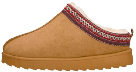 Pantoffels Dicht Cognac - 37