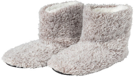 Pantoffels gemeleerd - lichtgrijs - maat 37-38