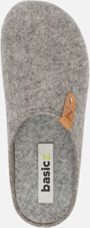 Pantoffels grijs Vilt 370415 - 46