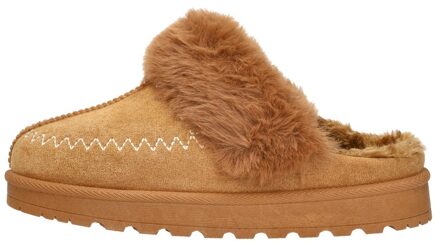 Pantoffels Open Cognac - 40