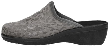 Pantoffels Open Donkergrijs - 40