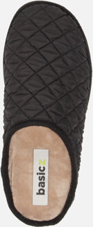 Pantoffels zwart Textiel 370519 - 40,41,42,43,44,45