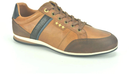 Pantofola d Oro Cognac Fijn Sneaker N. Pantofola d'Oro , Brown , Heren - 42 Eu,43 Eu,41 Eu,45 EU