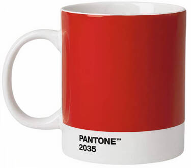 Pantone Mok 375 Ml Porselein Rood