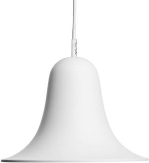 Pantop hanglamp Ø 23 cm mat wit