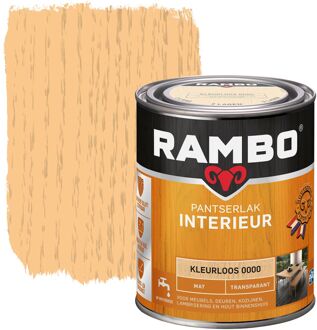 Pantserlak Interieur Transparant Mat Kleurloos 750 ml