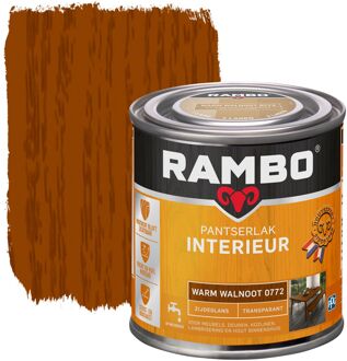 Pantserlak Interieur Transparant Warm Walnoot 0772  - 250 ml