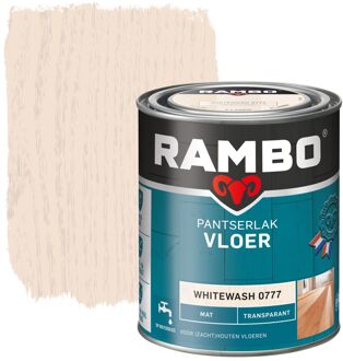 Pantserlak Vloer Transparant Mat Whitewash 0777-0,75 Ltr