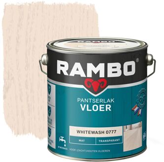 Pantserlak Vloer Transparant Mat Whitewash 0777-2,5 Ltr