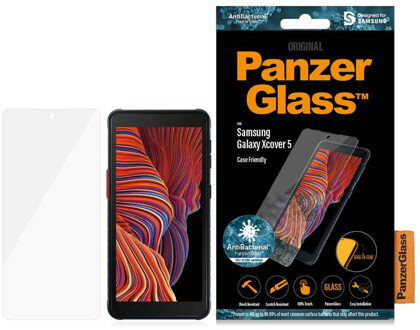 PanzerGlass Anti-Bacterial Case Friendly Screenprotector voor de Samsung Galaxy Xcover 5