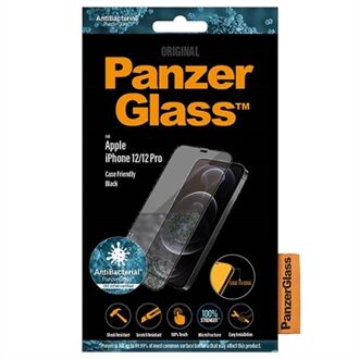 PanzerGlass Apple iPhone 12/12 Pro Case Friendly AB Smartphone screenprotector Zwart