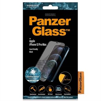 PanzerGlass Apple iPhone 12 Pro Max Case Friendly AB Smartphone screenprotector Zwart