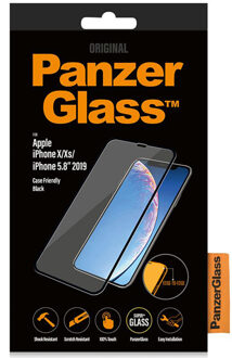 PanzerGlass Apple iPhone X/Xs/11 Pro Case Friendly Smartphone screenprotector Zwart