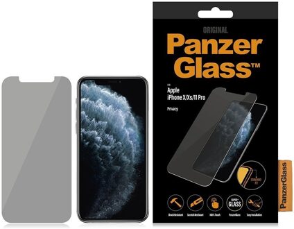 PanzerGlass Apple iPhone X/Xs/11 Pro Priv Smartphone screenprotector Transparant