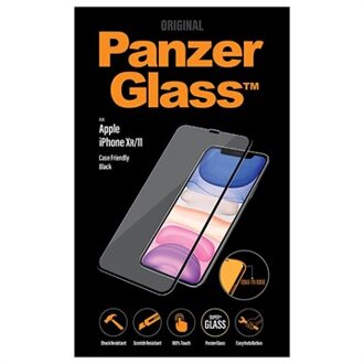 PanzerGlass Apple iPhone XR/11 Case Friendly Smartphone screenprotector Zwart