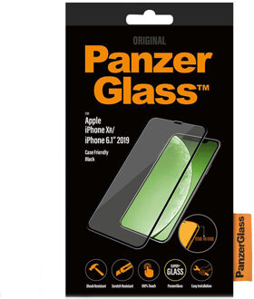 PanzerGlass Apple iPhone XR/11 Case Friendly Smartphone screenprotector Zwart