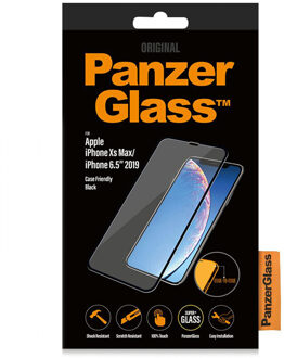 PanzerGlass Apple iPhone Xs Max/11 Pro Max Case Friendly Smartphone screenprotector Zwart