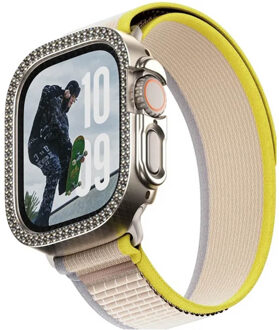 PanzerGlass Bling Bumper voor de Apple Watch 7 / 8 / 9 - 45 mm - Goud