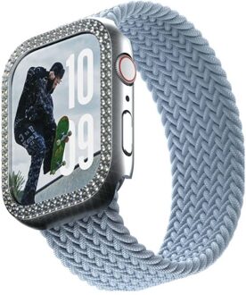 PanzerGlass Bling Bumper voor de Apple Watch Series 10 / 11 - 42 mm - Silver Zilver