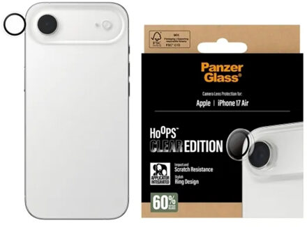 PanzerGlass Camera Protector Hoops Optic Rings voor de Apple iPhone Air - Transparant