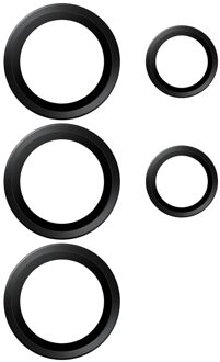 PanzerGlass Camera Protector Hoops Optic Rings voor de Samsung Galaxy S26 Ultra - Zwart