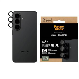 PanzerGlass Camera Protector Hoops Optic Rings voor de Samsung Galaxy S26 - Zwart