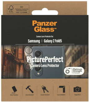 PanzerGlass Camera Protector voor de Samsung Galaxy Z Fold 5 Transparant