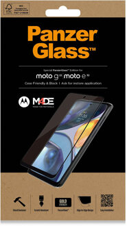 PanzerGlass Case Friendly Motorola Moto G22 / E32 Screenprotector Glas Zwart