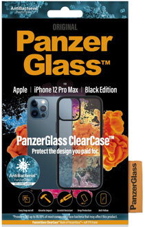 PanzerGlass ClearCase met Zwart Frame voor Apple iPhone 12 Pro Max