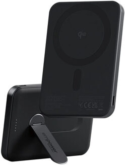 PanzerGlass empower™ by ® empower™ Bank w. Spin Stand | 5000mAh | Space Black Zwart