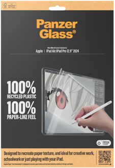 PanzerGlass GraphicPaper Ultra-Wide Fit Screenprotector voor de Apple iPad Pro 13 / (2025) M5 / (2024) M4 / Air 13 inch (2026) M4 / (2025) M3 / (2024) M2 Transparant - 3 inch