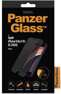 PanzerGlass iPhone 6/6s/7/8/SE 2020/2022 privacy Smartphone screenprotector Transparant