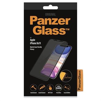 PanzerGlass iPhone XR/11 Privacy Smartphone screenprotector Zwart