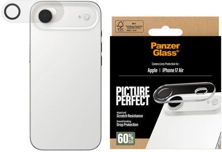 PanzerGlass PicturePerfect Camera Lens Protector voor de Apple iPhone Air Transparant