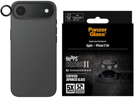 PanzerGlass ® Hoops® Ceramic II Camera Lens Protector iPhone Air Doorzichtige schermbeschermer Apple 1 stuk(s)