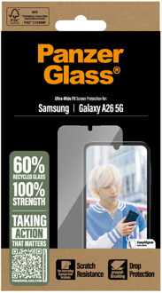 PanzerGlass ® Screen Protector Samsung Galaxy A26 5G | Ultra-Wide Fit Doorzichtige schermbeschermer 1 stuk(s)