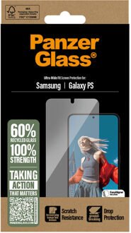 PanzerGlass ® Screen Protector Samsung S25 Edge | Ultra-Wide Fit Doorzichtige schermbeschermer 1 stuk(s)